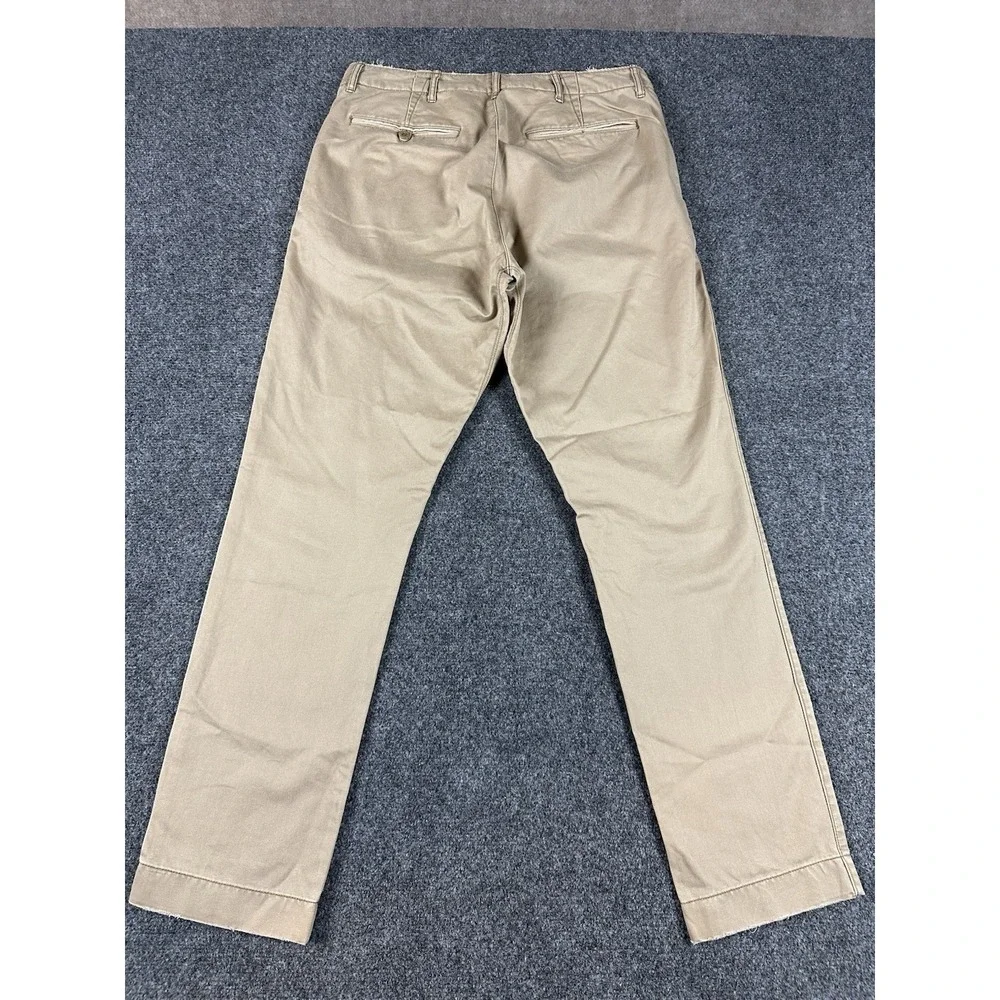 Wallace & Barnes Pants Mens 31 X 32 Officers Chino Cotton Field  Khaki